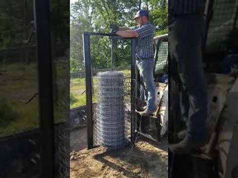 chain link fence stretcher for skid steer|harbor freight chain link fence.